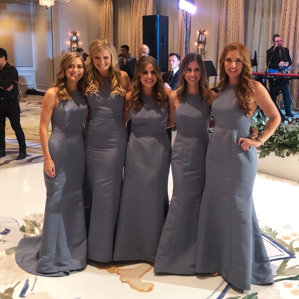 Amsale bridesmaid dress